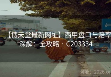 【博天堂最新网址】西甲盘口与赔率深解：全攻略 · C203334