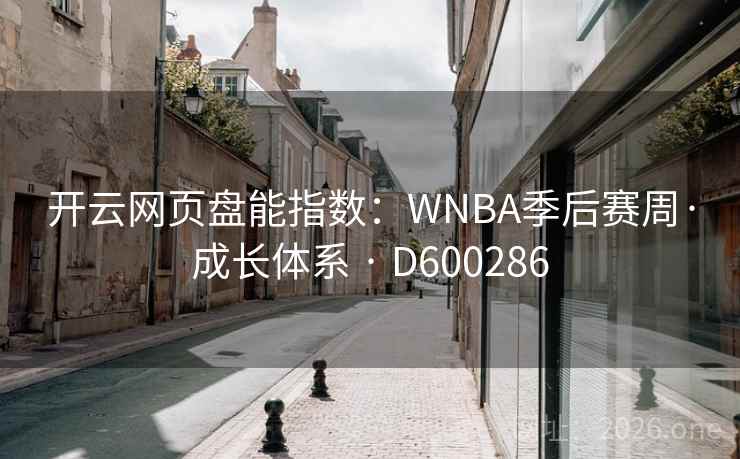 开云网页盘能指数:WNBA季后赛周·成长体系 · D600286 开云网页盘能指数:WNBA季后赛周·成长体系 · D600286